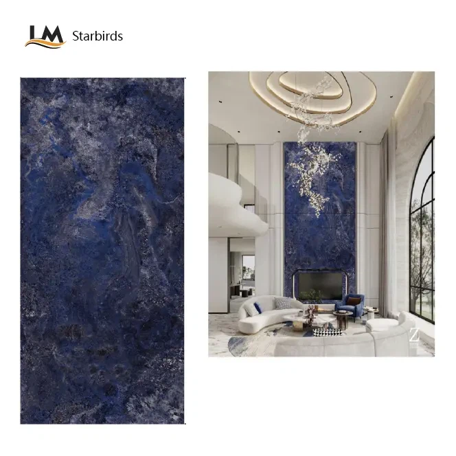 3 mm UV-marmer met warmteoverdracht-PVC-wandpanelen met patroon Aanpasbare maten Snijservice beschikbaar voor groothandeldecoratie