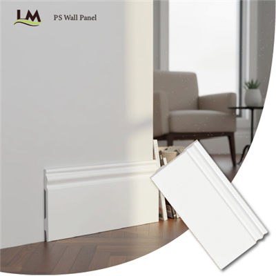 PS-plint van aannemerskwaliteit, waterdichte muurbasislijst met hoge dichtheid voor commerciële kantoorprojecten