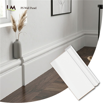 Waterdicht PS-wandpaneel dat flexibele decoratieve bekleding vormt voor moderne interieur wanddecoratie